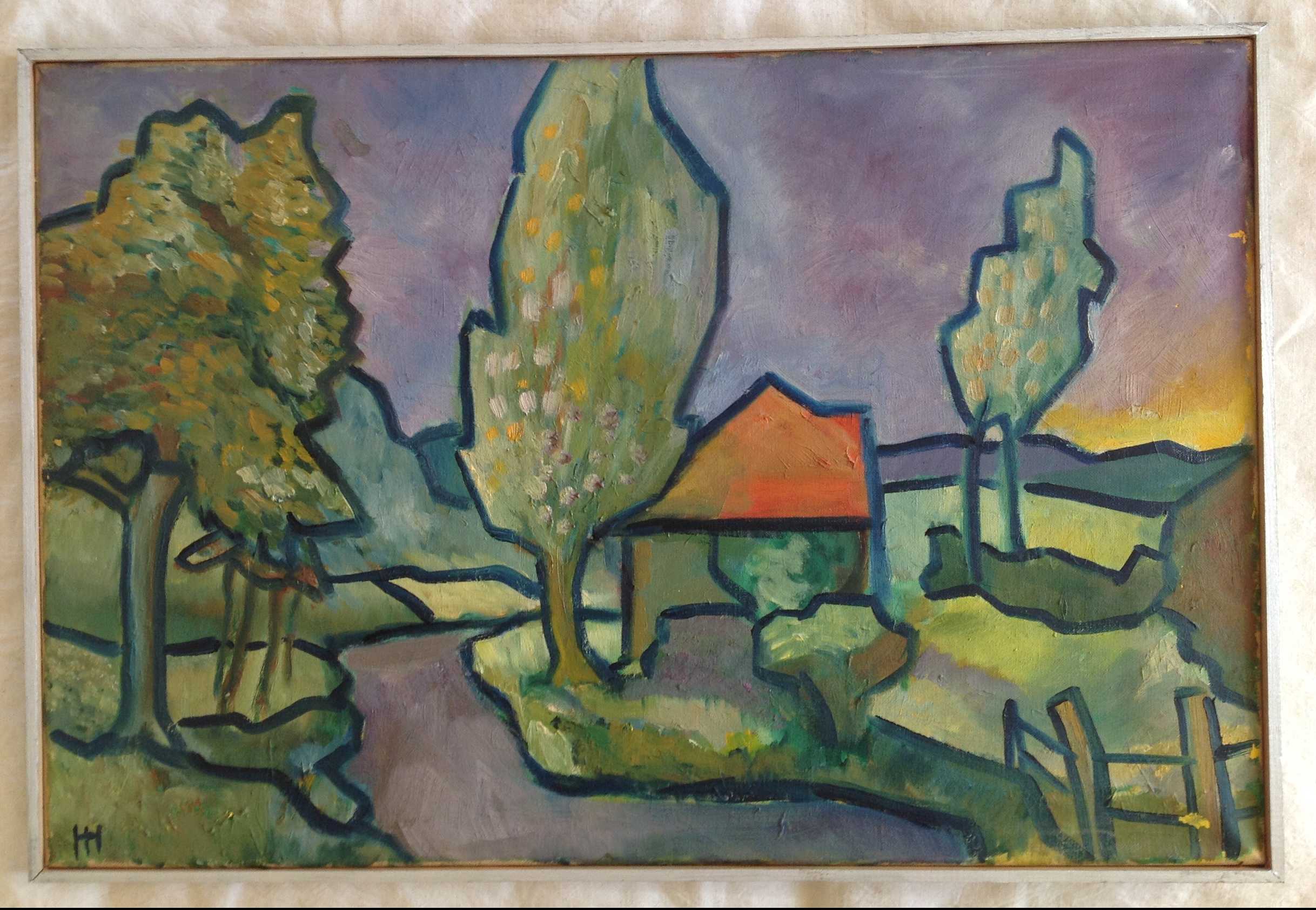 Niet of onleesbaar gesigneerd - landschap  kopen? Bied vanaf 1!