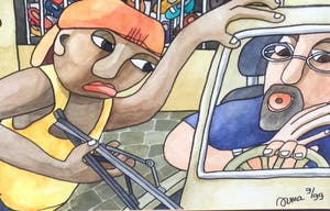 Niet of onleesbaar gesigneerd - C3340-10 - Bij de auto kopen? Bied vanaf 1!