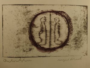 Anton Heyboer - man & vrouw symboliek kopen? Bied vanaf 75!