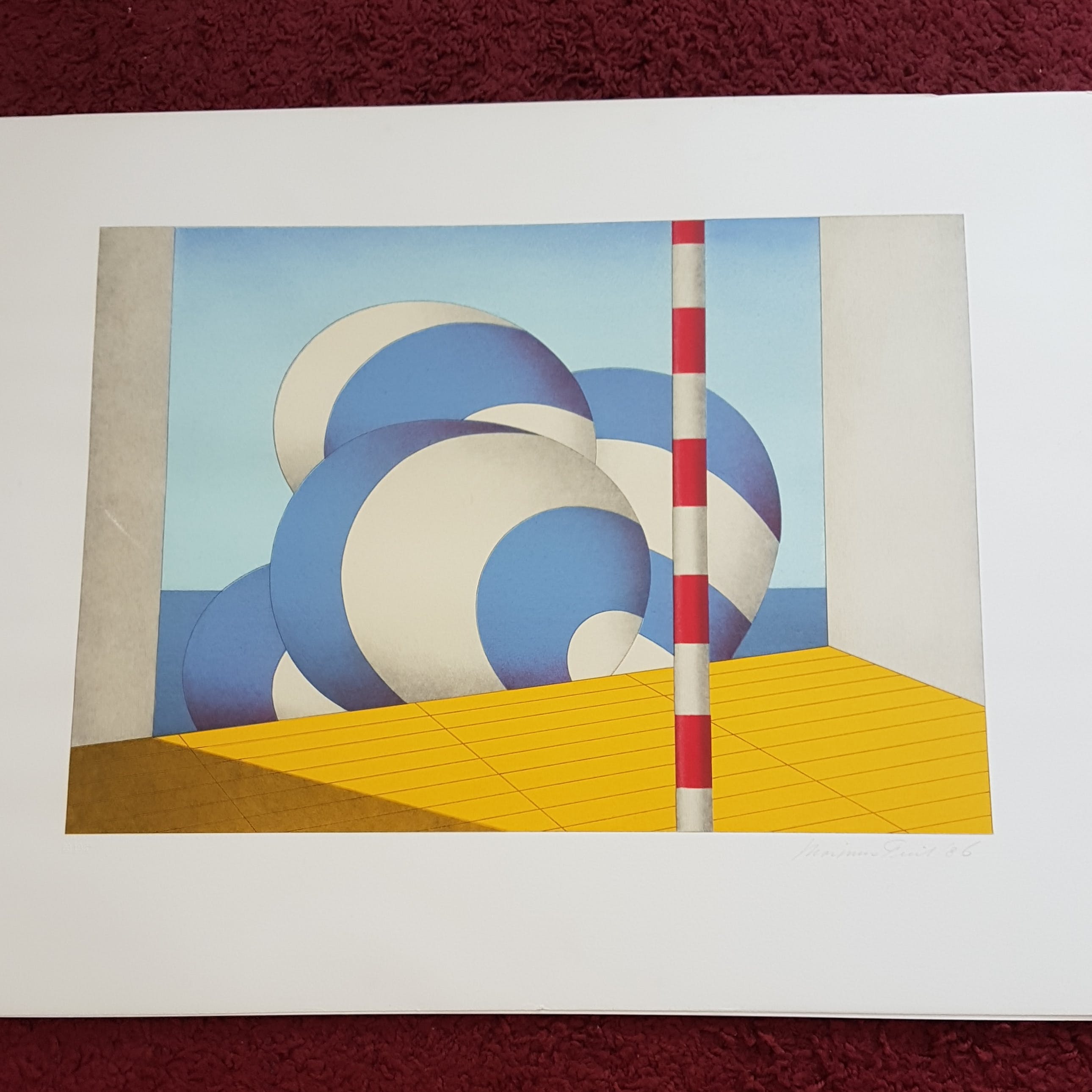 Marinus Fuit - Abstract verkocht voor € 40!