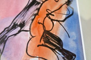 Hetty van der Linden - Tango - Passievol werk - Professioneel ingelijst kopen? Bied vanaf 10!