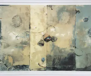 Toon Kuijpers - Zeefdruk, Spring Flower, gesigneerd en ingelijst kopen? Bied vanaf 45!