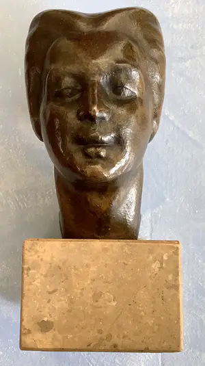 Brons (Onbekend) - Portret jonge vrouw kopen? Bied vanaf 200!