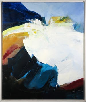 Yon Nicolas - Acryl op doek, Abstracte compositie - Ingelijst (Groot) kopen? Bied vanaf 200!