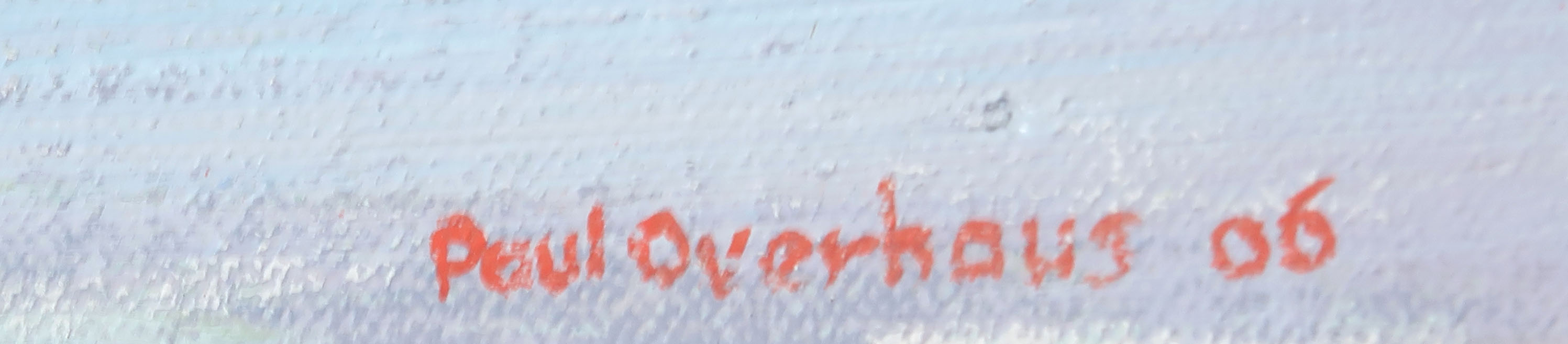 Paul Overhaus - Olieverf op doek, Avondlicht - Ingelijst kopen? Bied vanaf 80!