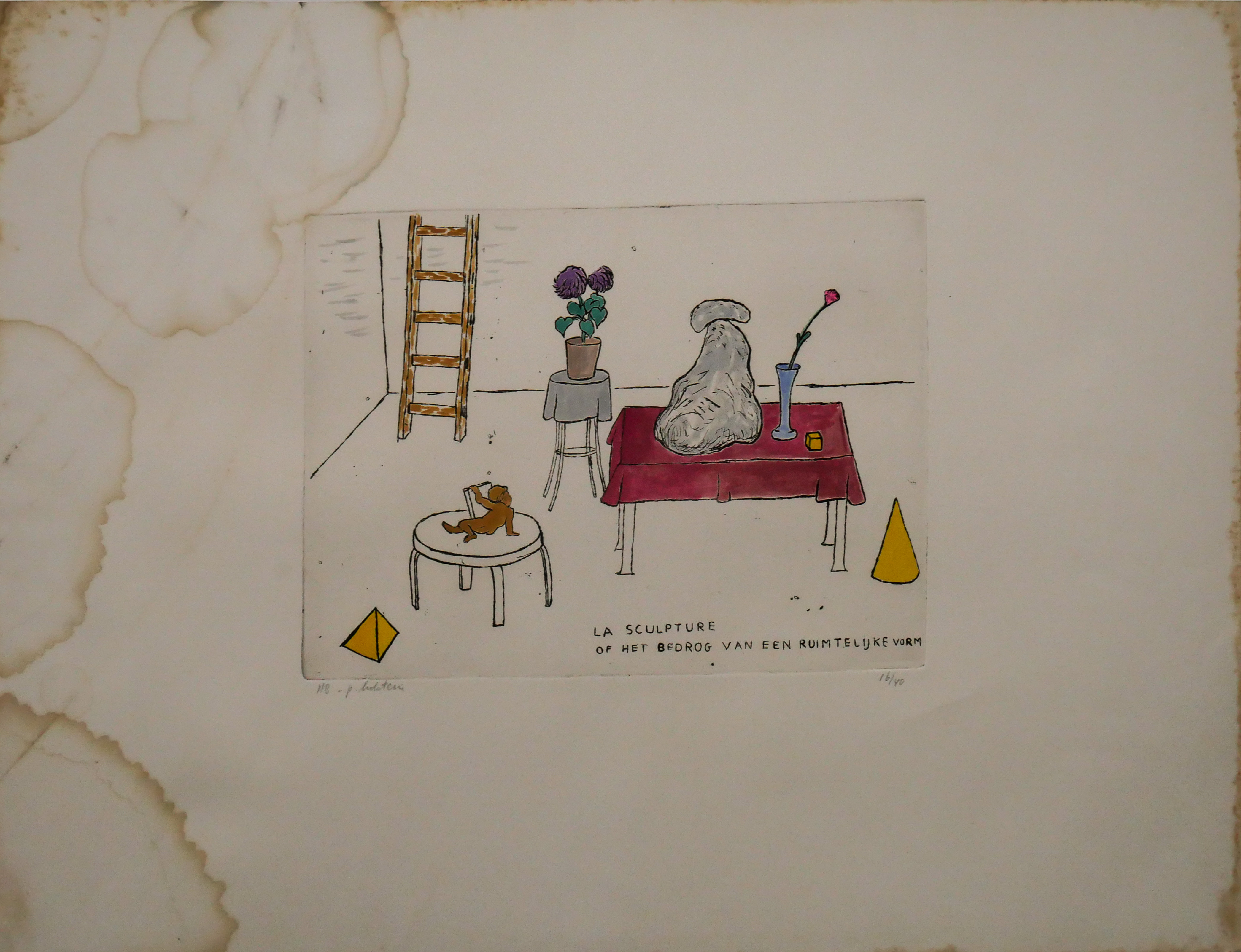 Pieter Holstein - La sculpture of het bedrog van een ruimtelijke vorm kopen? Bied vanaf 1!