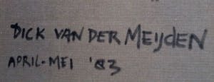 Dick Bastiaan van der Meijden - Dagdromen op kantoor - Pop Art - Humoristische erotische voorstelling- Groot kopen? Bied vanaf 1!
