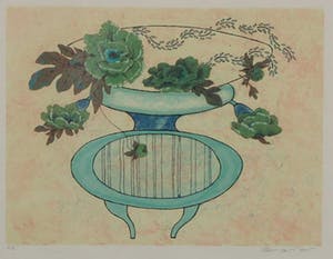 Ellen van Toor - Zeefdruk, Herfstschaal - Ingelijst kopen? Bied vanaf 35!