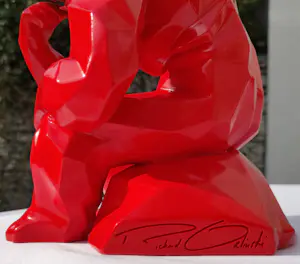 Richard Orlinski - THINKING KONG / KONG PENSEUR – Skulptur kopen? Bied vanaf 320!