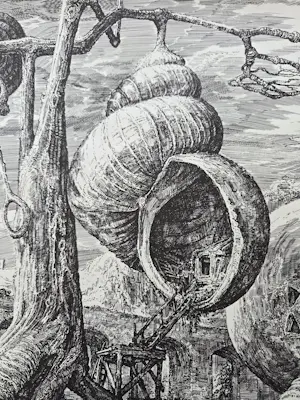 Jakop Slegt - Fantasiewereld. Drukgesigneerd. 1970. kopen? Bied vanaf 49!