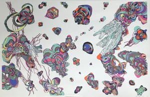 Jean-Luc Moerman - Zeefdruk - Gesigneerd - 'Nanohybride' - 86/150 - 2002 kopen? Bied vanaf 85!