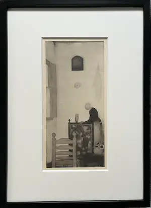 Jan Mankes - Originele Heliogravure - Moeder in Kamer 1923 kopen? Bied vanaf 95!