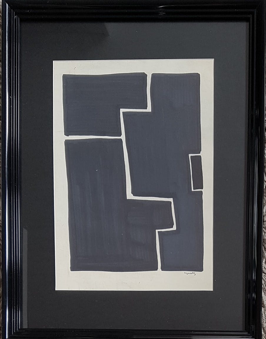 Siep van den Berg - Inkt op papier verkocht voor € 125!