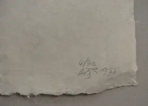 Franz Hitzler - OHNE TITEL , 1985 signiert . kopen? Bied vanaf 100!