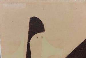 Carel Visser - Houtsnede, Zonder titel - Ingelijst kopen? Bied vanaf 60!