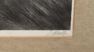 Alfred Renaudin - C3914-3 - Boeklezende vrouw met poes op bed kopen? Bied vanaf 30!