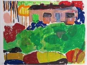 Cees Dolk - Zeefdruk, Roerend en Onroerend 7 - Ingelijst kopen? Bied vanaf 20!