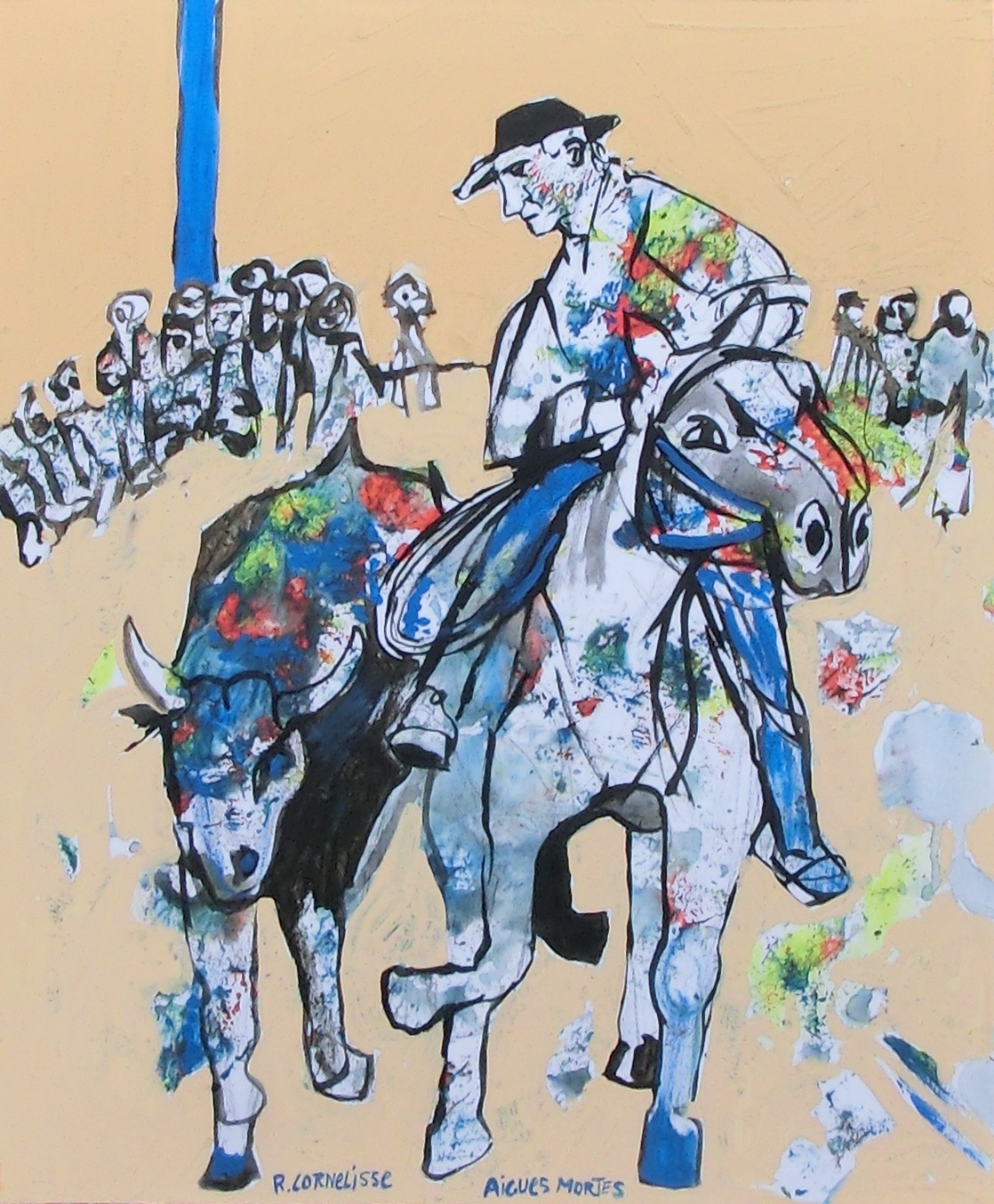 Ruud Cornelisse - Stierengevecht - Aqua Morte kopen? Bied vanaf 50!