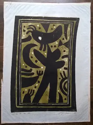 Ferenc Gogos - gesigneerde houtdruk kopen? Bied vanaf 65!