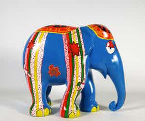 Corneille - Acryl op polyester, Elephant Parade verkocht voor € 500!