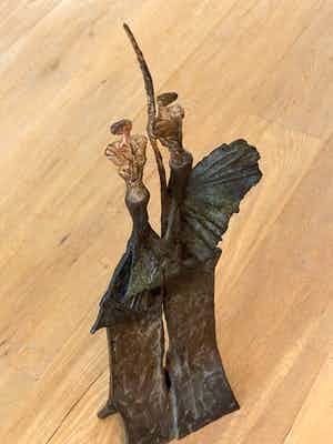 Jan Steen (II) - Bronzen beeld verkocht voor € 750!