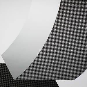 Yvonne Kracht - Geometrische abstracte compositie, zeefdruk kopen? Bied vanaf 50!