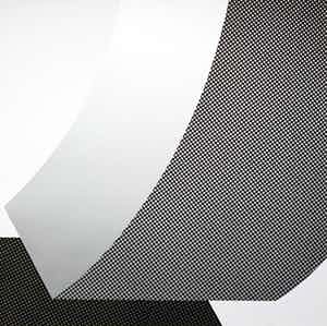 Yvonne Kracht - Geometrische abstracte compositie, zeefdruk verkocht voor € 50!