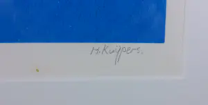 Buy Henk Kuipers - Zeefdruk, Kalami - Ingelijst? Bid from 25!