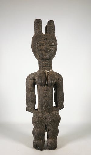 Niet of onleesbaar gesigneerd - Hout, Fetisj figuur kopen? Bied vanaf 1!