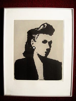 Peter Bes - ETS- zeer kleine Oplage (25 ex) "vrouw en profil met oorsteker" GROOT! kopen? Bied vanaf 60!