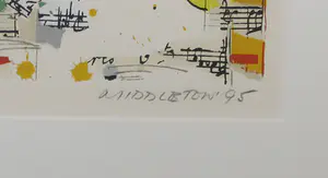 Sam Middleton - Zeefdruk, Concerto - Ingelijst (Groot) kopen? Bied vanaf 100!