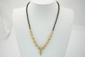 Mooi Oosters gedeeltelijk gouden (22krt) dames Halssierraad met pendelhanger kopen? Bied vanaf 390!