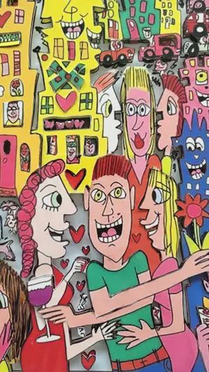 James Rizzi - The Colors of my City kopen? Bied vanaf 1200!