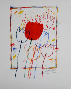 AcheterWilhelm Schlote - Handgesigneerde giclee op zwaar handgeschept papier: Tulpen? Enchérissez de 18!