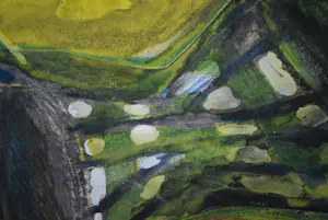 Frea Lenger - 3 abstracte kleine schilderijen (2x onbekend) kopen? Bied vanaf 75!