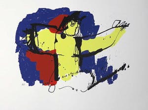 Herman Brood - Zeefdruk, Brasil God kopen? Bied vanaf 70!