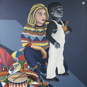 Henk van den Bosch - Olieverf op doek, Aanwijzing I (Groot) kopen? Bied vanaf 1!