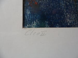 Paul Elshout - Gouache . Titel. Cleo II kopen? Bied vanaf 40!