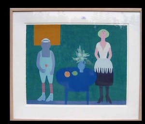 Jan Roede - Interieur met figuren kopen? Bied vanaf 150!