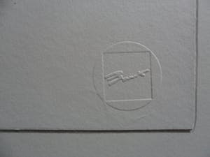 Willem Brauck - Zeefdruk, Titel, "Touch Stone". kopen? Bied vanaf 40!