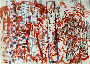 Paul Louis van den Bergh - “I” - Gemengde techniek op papier - Gesigneerd. verkauft für € 85!