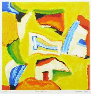 Saskia Bremer - Zeefdruk, New age a.2. - Ingelijst kopen? Bied vanaf 1!