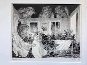 Peter Vos - “Young Lady in White” kopen? Bied vanaf 200!