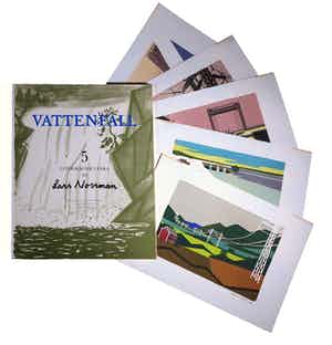 Lars Norrman - Portfolio met 5 litho's, VATTENFALL verkocht voor € 50!