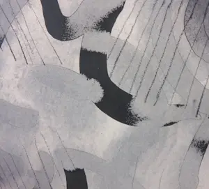 Lei Molin - Gemengde techniek op papier, De oogst - Ingelijst (Zeer groot) kopen? Bied vanaf 400!