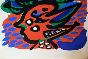 Anton Rooskens - Litho - Birds - 1973 kopen? Bied vanaf 695!