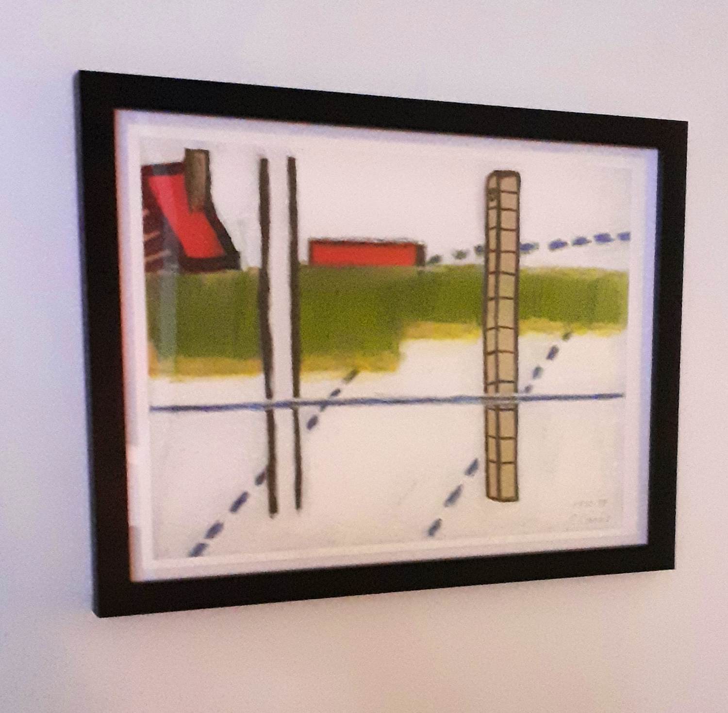 Roger Raveel - Zonder titel verkocht voor € 250!