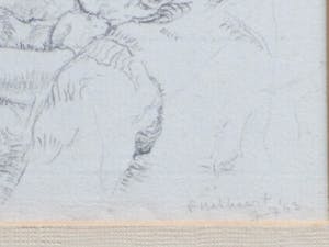 Fer Hakkaart - Feestend gezelschap - Tekening kopen? Bied vanaf 75!