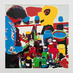 Karel Appel - Het Gele Hoofd met lijst! kopen? Bied vanaf 450!