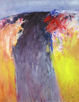 Franscz Witte - Acryl op papier, Zonder titel kopen? Bied vanaf 1!